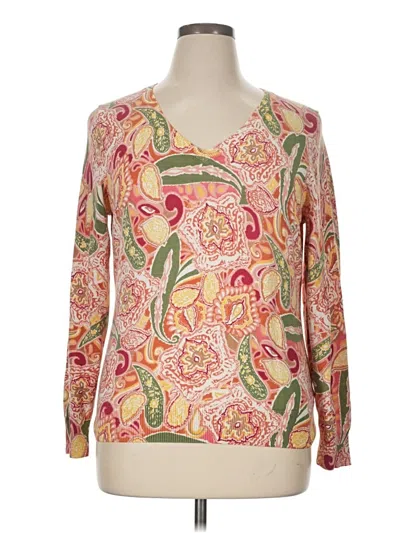 Pre-owned Talbots Outlet Pullover Sweater In Pink