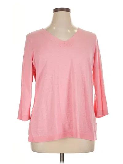 Pre-owned Talbots Outlet Pullover Sweater In Pink