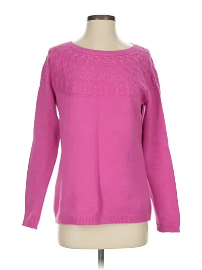 Pre-owned Talbots Outlet Pullover Sweater In Pink