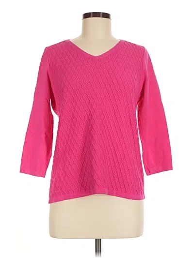Pre-owned Talbots Outlet Pullover Sweater In Pink