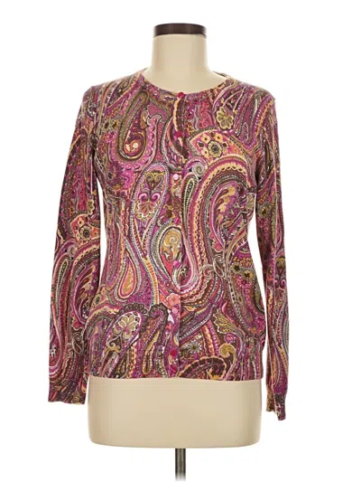 Pre-owned Talbots Outlet Pullover Sweater In Purple