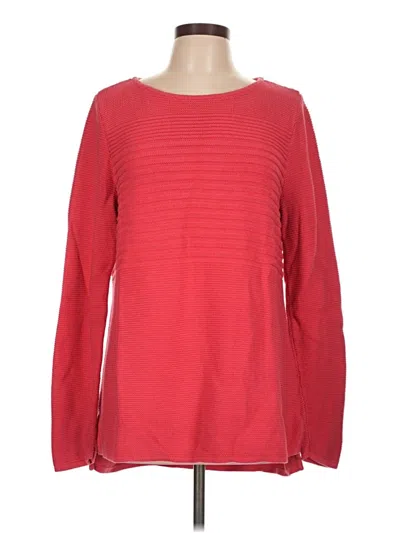 Pre-owned Talbots Outlet Pullover Sweater In Red