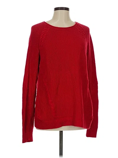 Pre-owned Talbots Outlet Pullover Sweater In Red