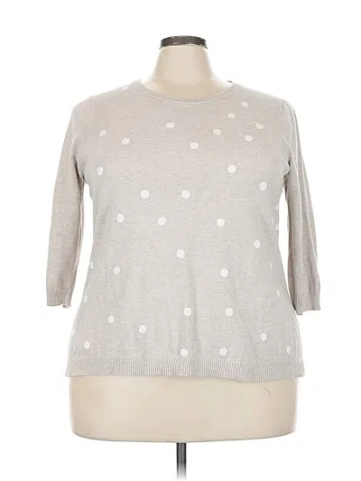 Pre-owned Talbots Outlet Pullover Sweater In Silver