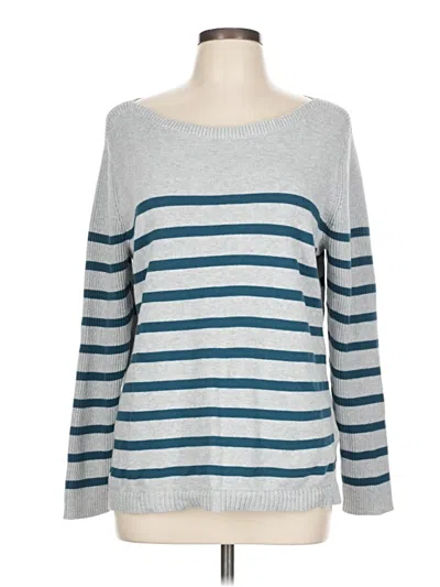 Pre-owned Talbots Outlet Pullover Sweater In Silver