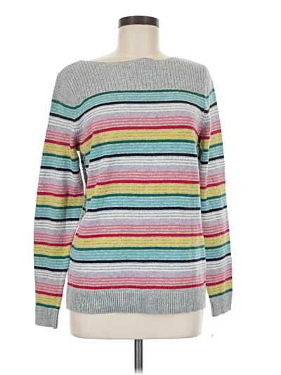 Pre-owned Talbots Outlet Pullover Sweater In Silver
