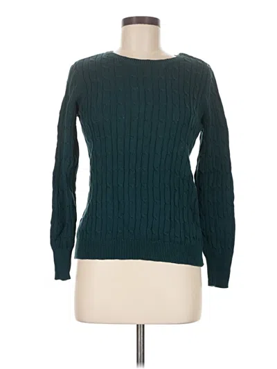 Pre-owned Talbots Outlet Pullover Sweater In Teal