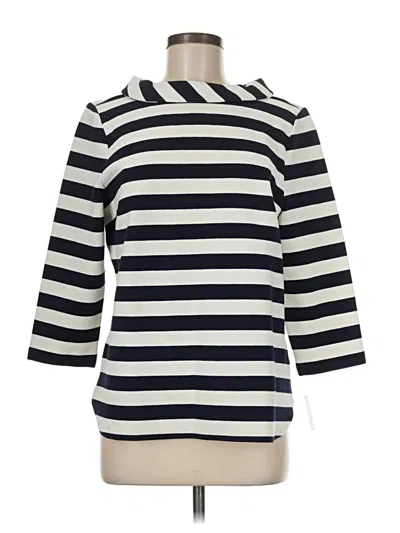 Pre-owned Talbots Outlet Pullover Sweater In White