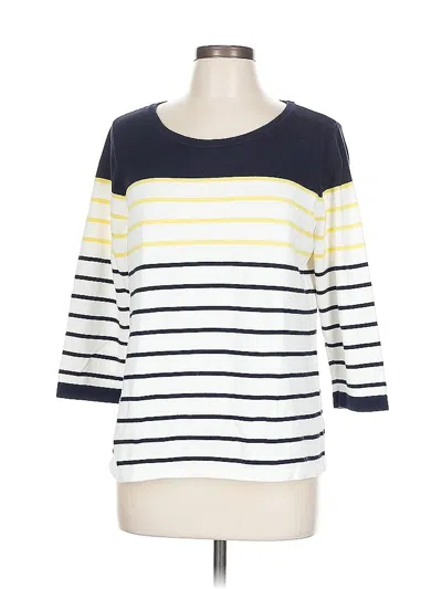 Pre-owned Talbots Outlet Pullover Sweater In Yellow