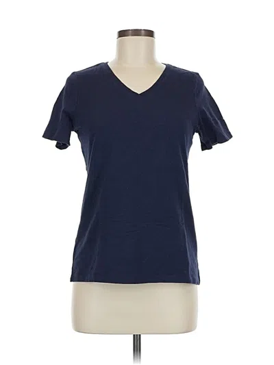 Pre-owned Talbots Outlet Short Sleeve T-shirt In Blue