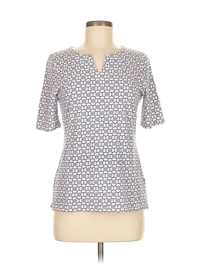 Pre-owned Talbots Outlet Short Sleeve T-shirt In Silver