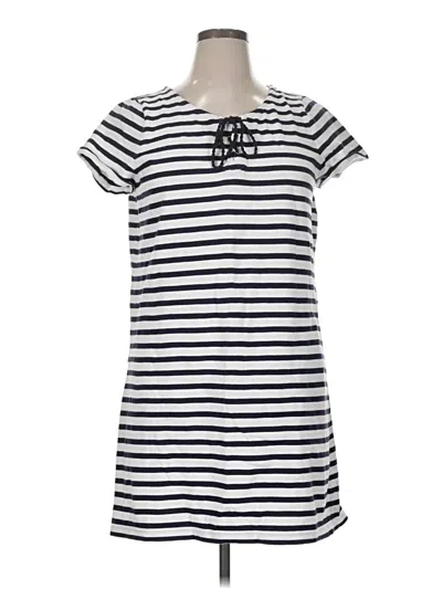 Pre-owned Talbots Outlet Short Sleeve Top Silver Boatneck Tops