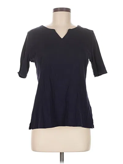 Pre-owned Talbots Outlet Short Sleeve T-shirt In Black