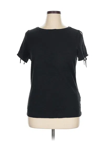 Pre-owned Talbots Outlet Short Sleeve T-shirt In Black