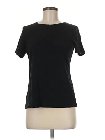 Pre-owned Talbots Outlet Short Sleeve T-shirt In Black
