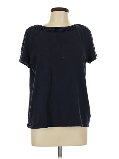 Pre-owned Talbots Outlet Short Sleeve T-shirt In Blue
