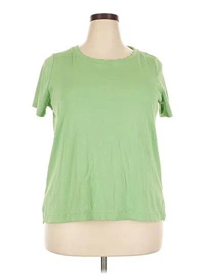 Pre-owned Talbots Outlet Short Sleeve T-shirt In Green