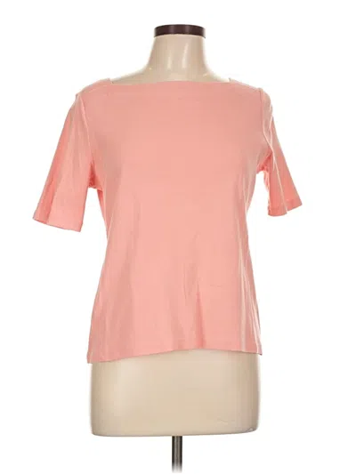 Pre-owned Talbots Outlet Short Sleeve T-shirt In Pink