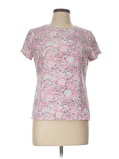 Pre-owned Talbots Outlet Short Sleeve T-shirt In Pink