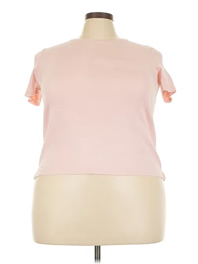 Pre-owned Talbots Outlet Short Sleeve T-shirt In Pink