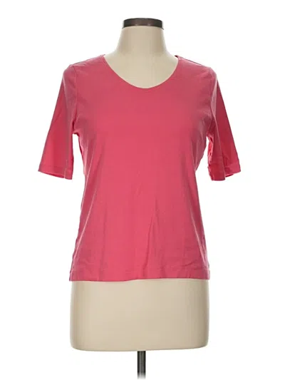 Pre-owned Talbots Outlet Short Sleeve T-shirt In Pink