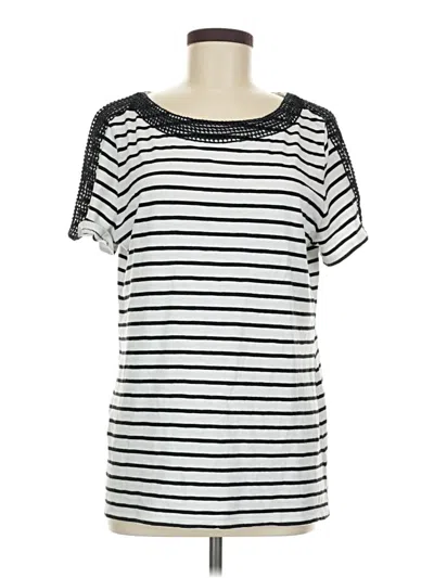 Pre-owned Talbots Outlet Short Sleeve T-shirt In Silver