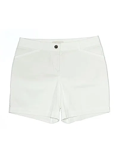 Pre-owned Talbots Outlet Shorts In Ivory