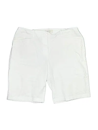 Pre-owned Talbots Outlet Shorts In White