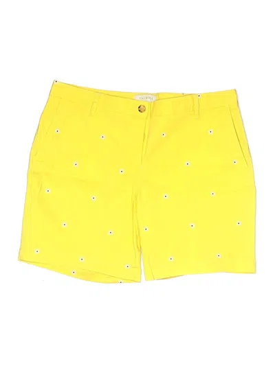 Pre-owned Talbots Outlet Shorts In Yellow