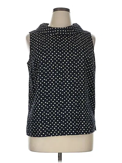 Pre-owned Talbots Outlet Sleeveless Blouse In Black