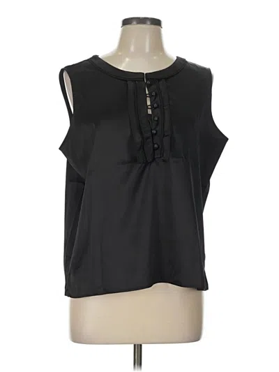 Pre-owned Talbots Outlet Sleeveless Blouse In Black