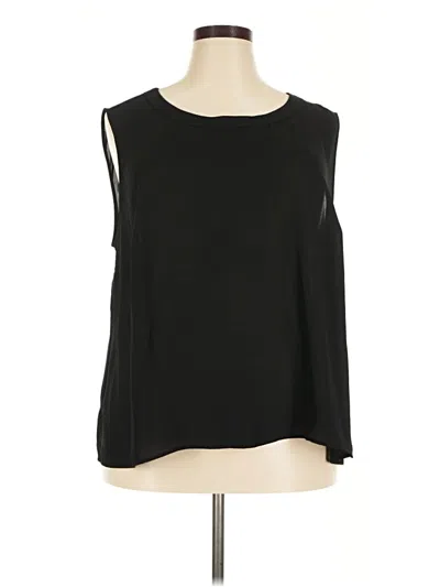 Pre-owned Talbots Outlet Sleeveless Blouse In Black