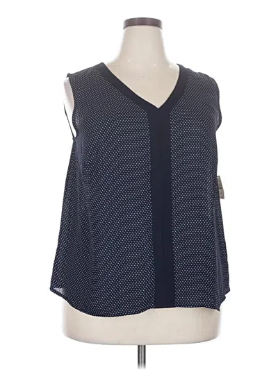 Talbots Outlet Sleeveless Blouse In Blue