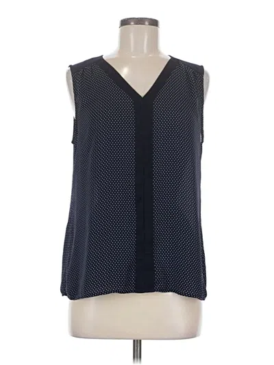 Pre-owned Talbots Outlet Sleeveless Blouse In Blue