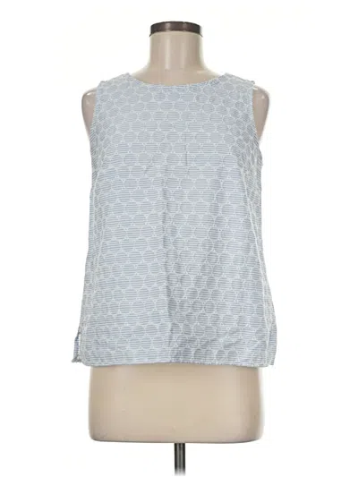 Pre-owned Talbots Outlet Sleeveless Blouse In Blue