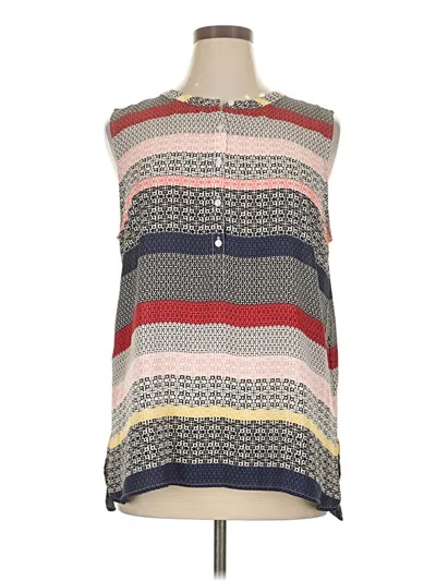 Pre-owned Talbots Outlet Sleeveless Blouse In Gray