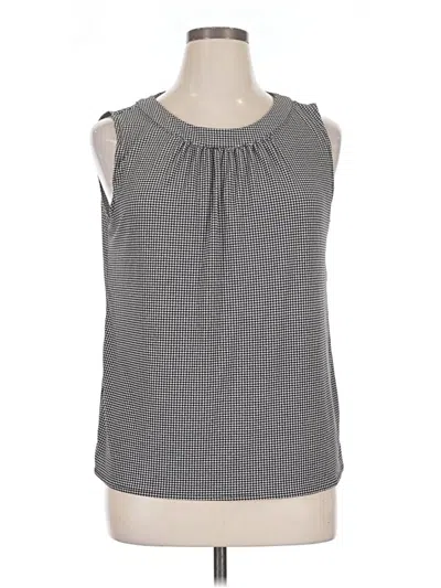 Pre-owned Talbots Outlet Sleeveless Blouse In Gray