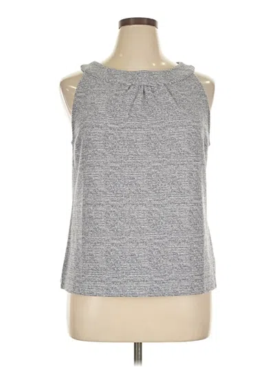 Pre-owned Talbots Outlet Sleeveless Blouse In Gray