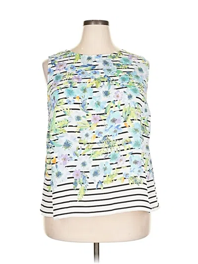 Pre-owned Talbots Outlet Sleeveless Blouse In Green