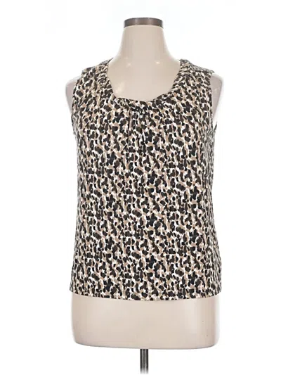 Pre-owned Talbots Outlet Sleeveless Blouse In Ivory