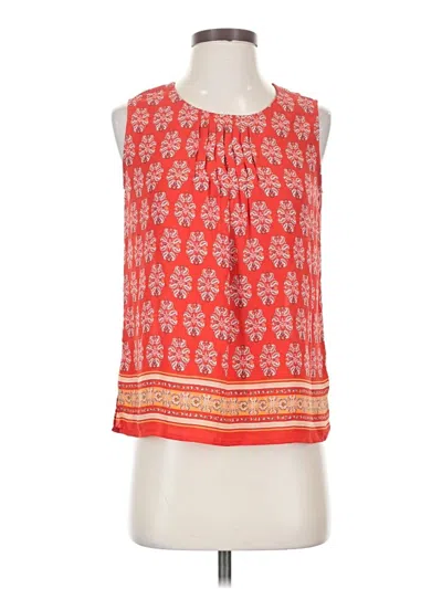 Pre-owned Talbots Outlet Sleeveless Blouse In Orange