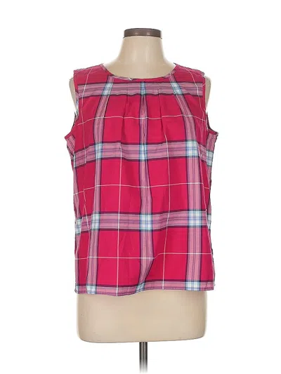 Pre-owned Talbots Outlet Sleeveless Blouse In Pink