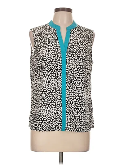 Pre-owned Talbots Outlet Sleeveless Blouse In Teal