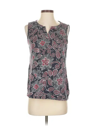 Pre-owned Talbots Outlet Sleeveless T-shirt In Gray