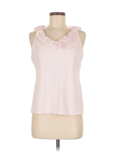 Pre-owned Talbots Outlet Sleeveless T-shirt In Pink