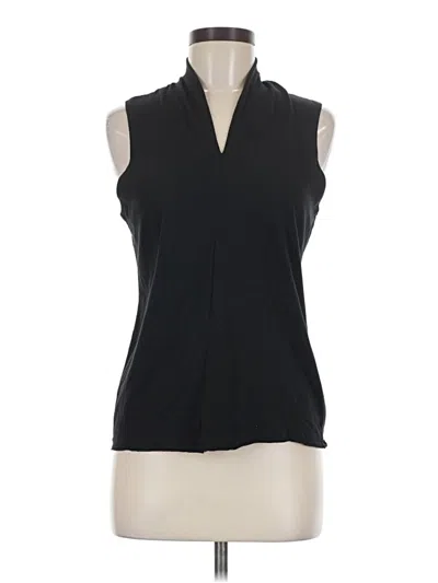 Pre-owned Talbots Outlet Sleeveless T-shirt In Black