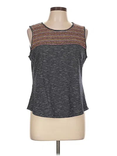 Pre-owned Talbots Outlet Sleeveless T-shirt In Gray