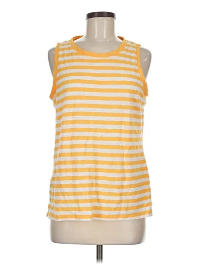 Pre-owned Talbots Outlet Sleeveless T-shirt In Yellow