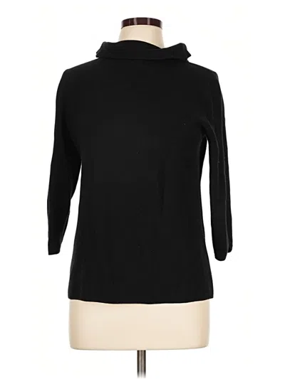Pre-owned Talbots Outlet Turtleneck Sweater In Black