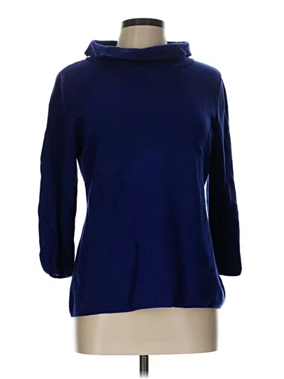 Pre-owned Talbots Outlet Turtleneck Sweater In Blue